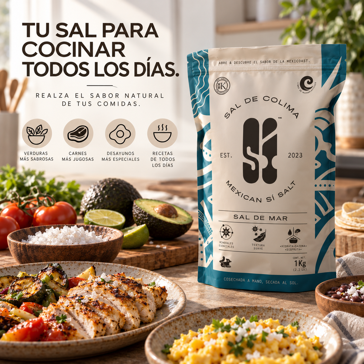 Sal de Mar Artesanal 1kg