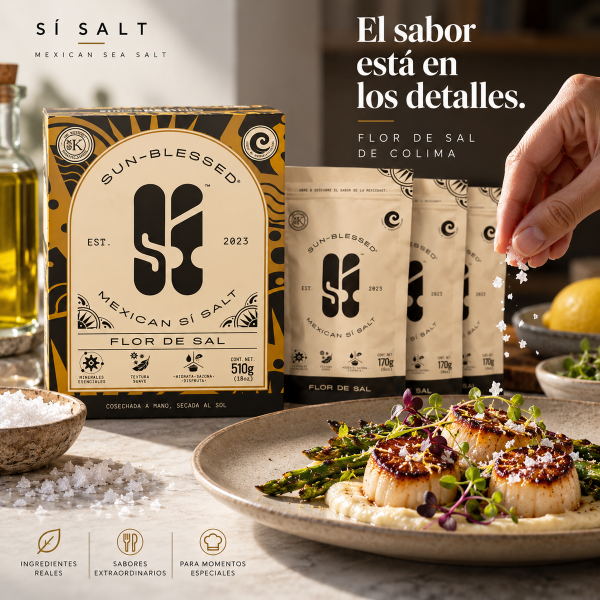 Flor de Sal de Colima 510g