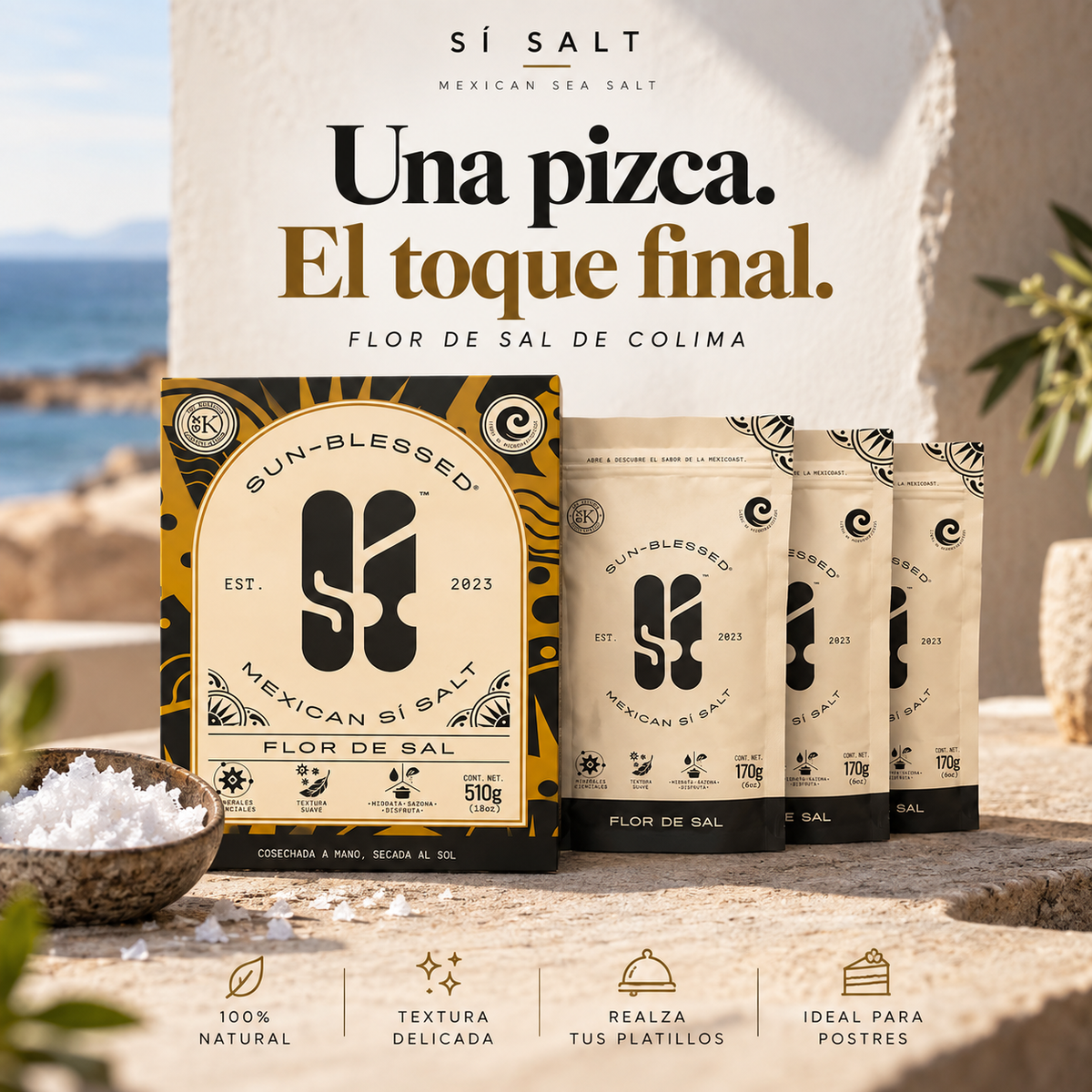 Flor de Sal de Colima 510g